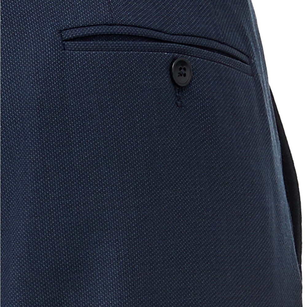 Armani Exchange Men's Slim-Fit Navy Birdseye
Suit Pants - Picture 6 of 10